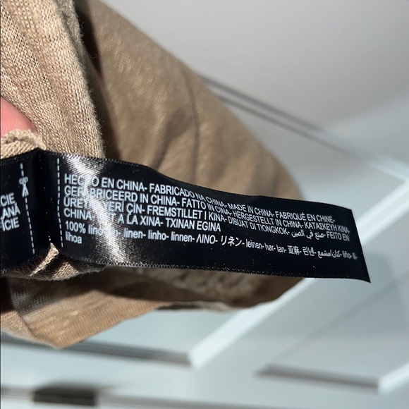 Massimo Dutti 100% Linen Short Sleeve Tee - Picture 5 of 6